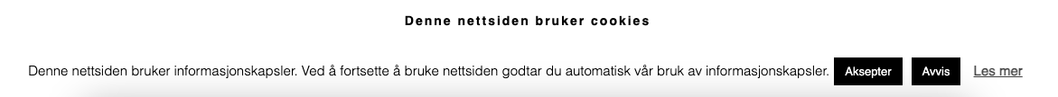Cookie banner, without ability for users to customize their cookie preferences, will be failed, following the new Norwegian Electronic Communications Act.